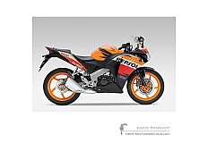 Decals for Honda CBR125R 2013 - Orange • Honda OEM Decals