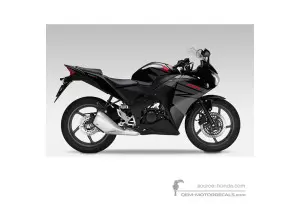Decals for Honda CBR125R 2015 - Black • Honda OEM Decals