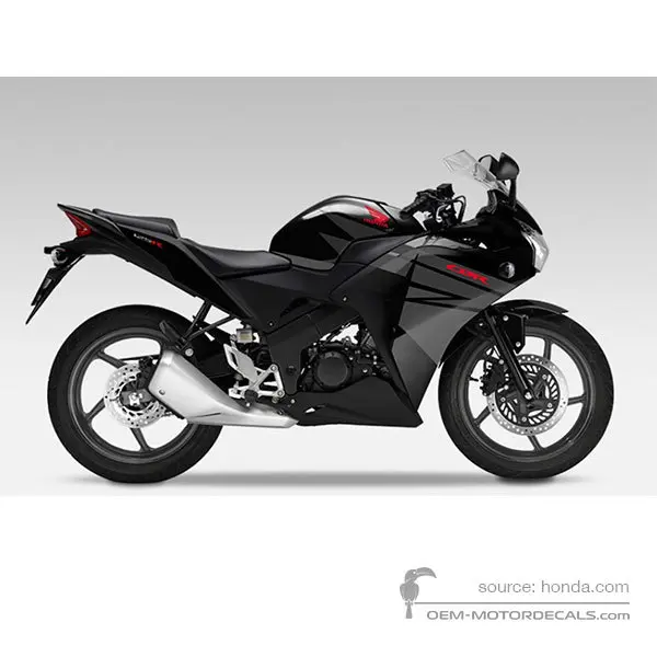 Honda CBR125R 2015 - Negro - Asteroid Black Metallic