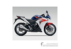Autocollants pour Honda CBR250R 2011 - Bleu • Honda Autocollants OEM