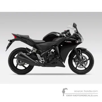 Honda CBR250R 2013 - Negro - Noir