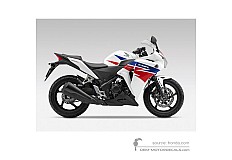 Autocollants pour Honda CBR250R 2013 - Blanc • Honda Autocollants OEM