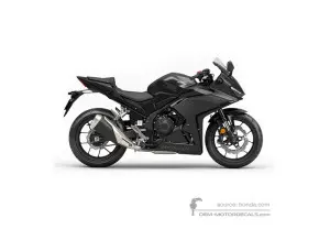 Decals for Honda CBR500R 2024 - Black • Honda OEM Decals