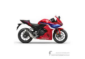 Decals for Honda CBR500R 2024 - Red • Honda OEM Decals