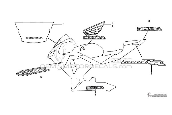 Honda CBR600RR 2003 - Giallo