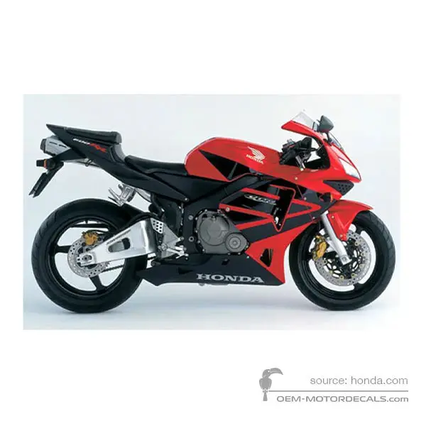 Honda CBR600RR 2004 - Czerwony - Italian Red