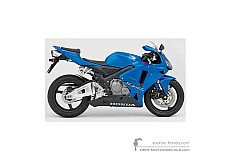 Autocollants pour Honda CBR600RR 2005 - Bleu • Honda Autocollants OEM