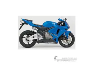 Stickers voor Honda CBR600RR 2005 - Blauw • Honda OEM Stickers