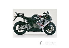 Pegatinas para Honda CBR600RR 2006 - Negro • Honda Pegatinas OEM