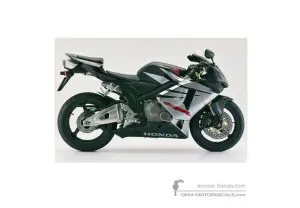 Aufkleber für Honda CBR600RR 2006 - Schwarz • Honda OEM-Aufkleber