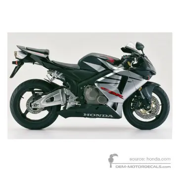 Honda CBR600RR 2006 - Czarny - Graphite Black