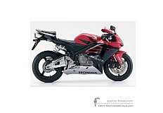 Adesivi per Honda CBR600RR 2006 - Rosso • Honda Adesivi OEM