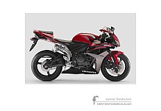 Autocollants pour Honda CBR600RR 2007 - Rouge • Honda Autocollants OEM