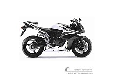 Naklejki do Honda CBR600RR 2007 - Biały • Honda Naklejki OEM