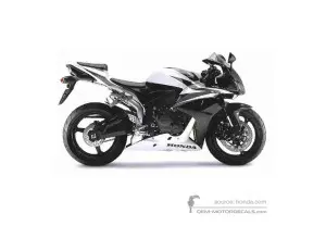 Adesivi per Honda CBR600RR 2007 - Bianco • Honda Adesivi OEM