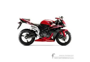 Decals for Honda CBR600RR 2008 - Red • Honda OEM Decals