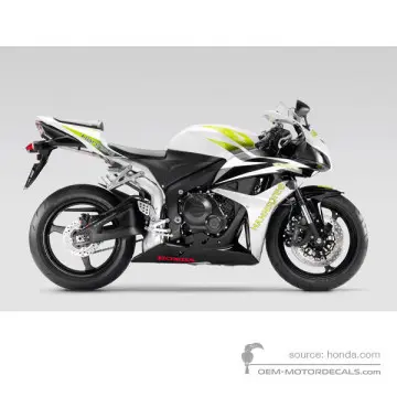 Honda CBR600RR 2008 - Bianco Hannspree - Pearl Sunbeam White (Hannspree)