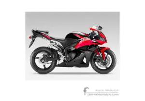 Pegatinas para Honda CBR600RR 2009 - Negro • Honda Pegatinas OEM