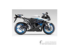 Adesivi per Honda CBR600RR 2009 - Bianco Special • Honda Adesivi OEM