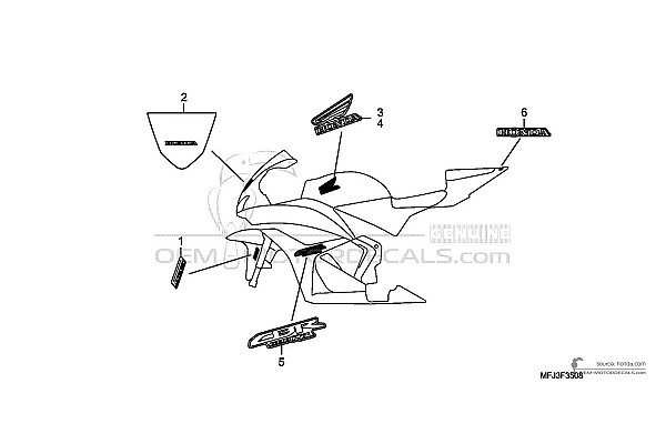 Honda CBR600RR 2010 - Noir