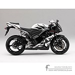 Honda CBR600RR 2010 - Black White
