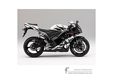 Stickers voor Honda CBR600RR 2010 - Zwart Wit • Honda OEM Stickers