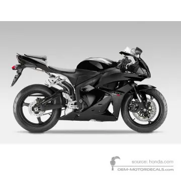 Honda CBR600RR 2010 - Zwart - Graphite Black