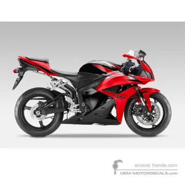 Honda CBR600RR 2010 - Rosso - Graphite Black