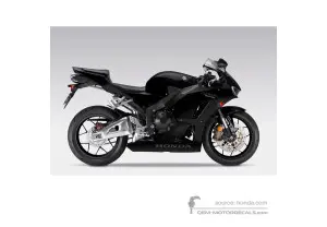 Adesivi per Honda CBR600RR 2014 - Nero • Honda Adesivi OEM