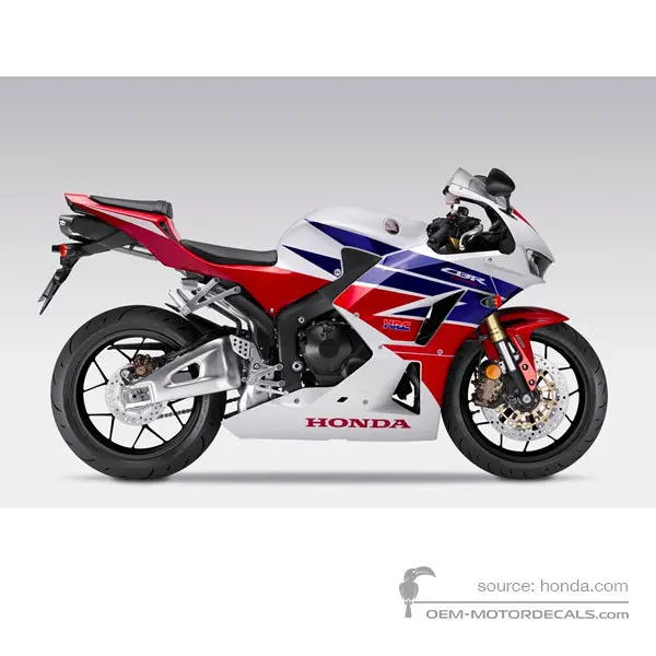 Honda CBR600RR 2015 - Biały - Ross White NH196 (HRC)