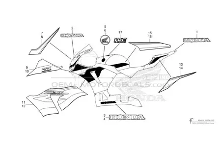 Honda CBR600RR 2024 - Rood