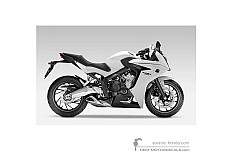 Adesivi per Honda CBR650R 2015 - Bianco • Honda Adesivi OEM