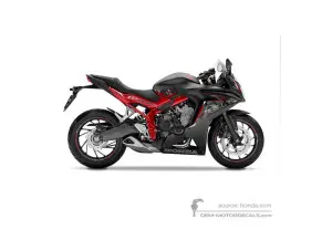 Autocollants pour Honda CBR650F 2016 - Noir • Honda Autocollants OEM