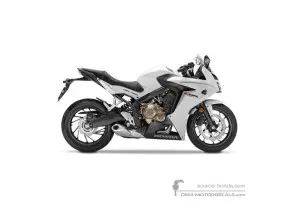Decals for Honda CBR650F 2018 - White • Honda OEM Decals