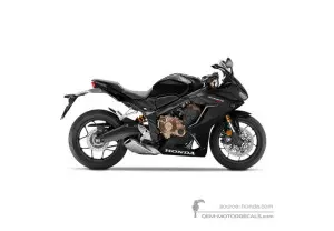 Pegatinas para Honda CBR650R 2021 - Negro • Honda Pegatinas OEM