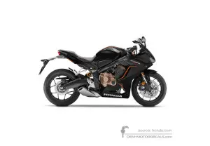 Adesivi per Honda CBR650R 2022 - Nero • Honda Adesivi OEM