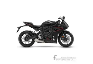 Aufkleber für Honda CBR650R 2024 - Schwarz • Honda OEM-Aufkleber