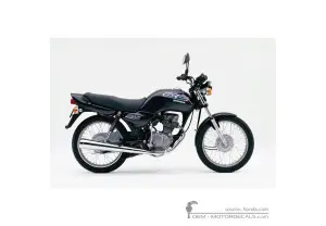 Decals for Honda CG125 1996 • Honda OEM Decals