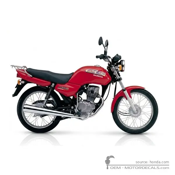 Honda CG125 1996 - Maceio Red