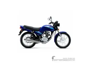 Decals for Honda CG125 1998 • Honda OEM Decals