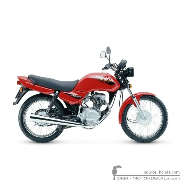 Honda CG125 1998 - Magna Red
