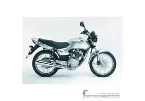 Decals for Honda CG125 2004 • Honda OEM Decals