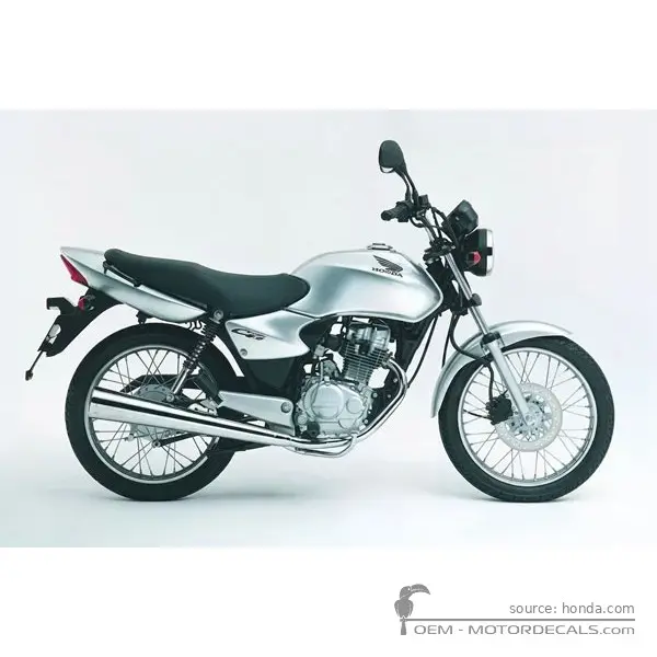 Honda CG125 2004 - Force Silver Metallic