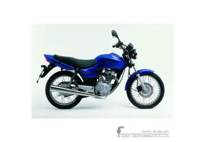 Decals for Honda CG125 2004 • Honda OEM Decals