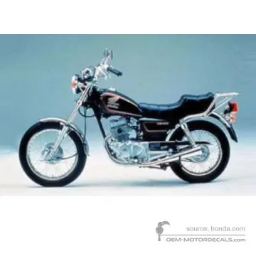 Honda CM125C CUSTOM 1992 - Negro - Noir