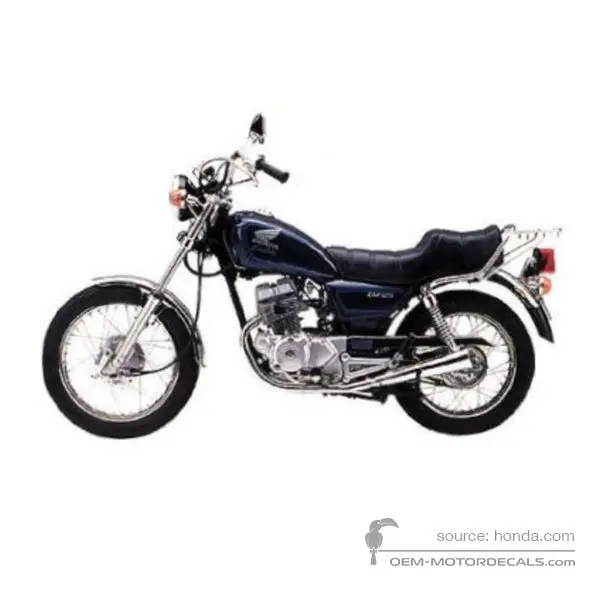 Honda CM125C CUSTOM 1994 - Blue - Pearl Atlantis Blue