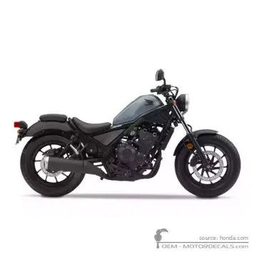 Honda CMX500 REBEL 2019 - Pearl Cadet Gray