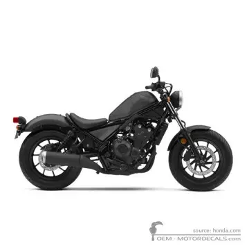 Honda CMX500 REBEL 2020 - Mat Axis Gray Metallic