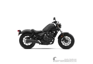 Autocollants pour Honda CMX500 REBEL 2022 • Honda Autocollants OEM