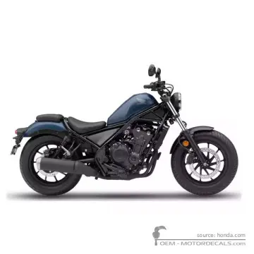 Honda CMX500 REBEL 2022 - Mat Jeans Blue Metallic